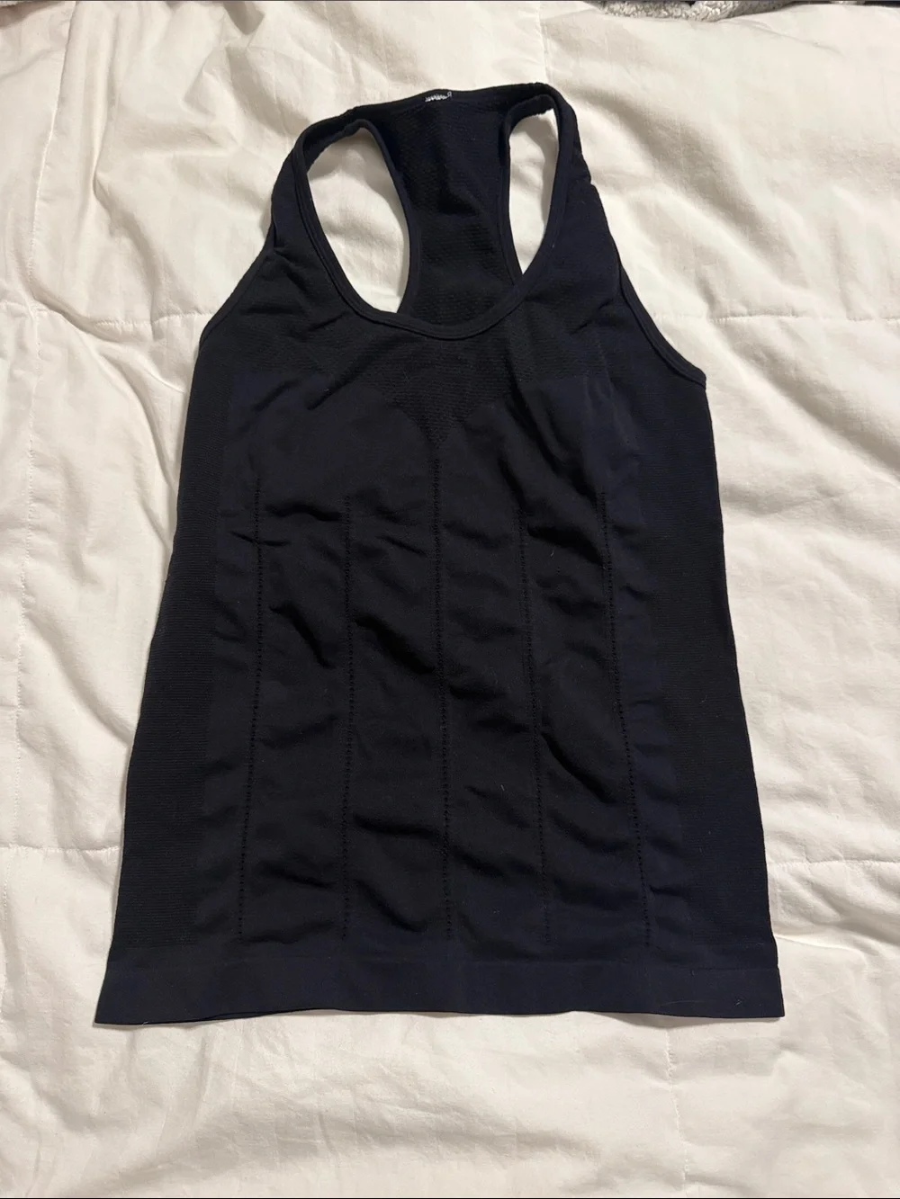 Fabletics - Black Racerback Performance Tank - Small - Picture 1 of 2